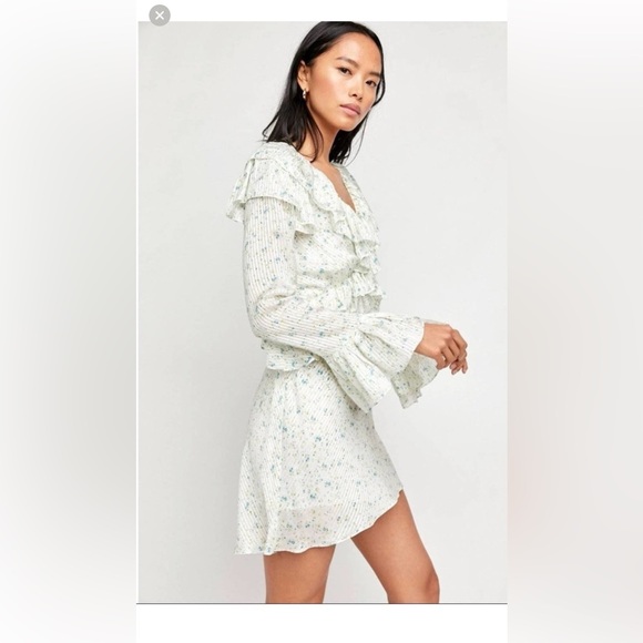 NWT Free People Sweetest Thing Ivory Floral Dress - Picture 10 of 16